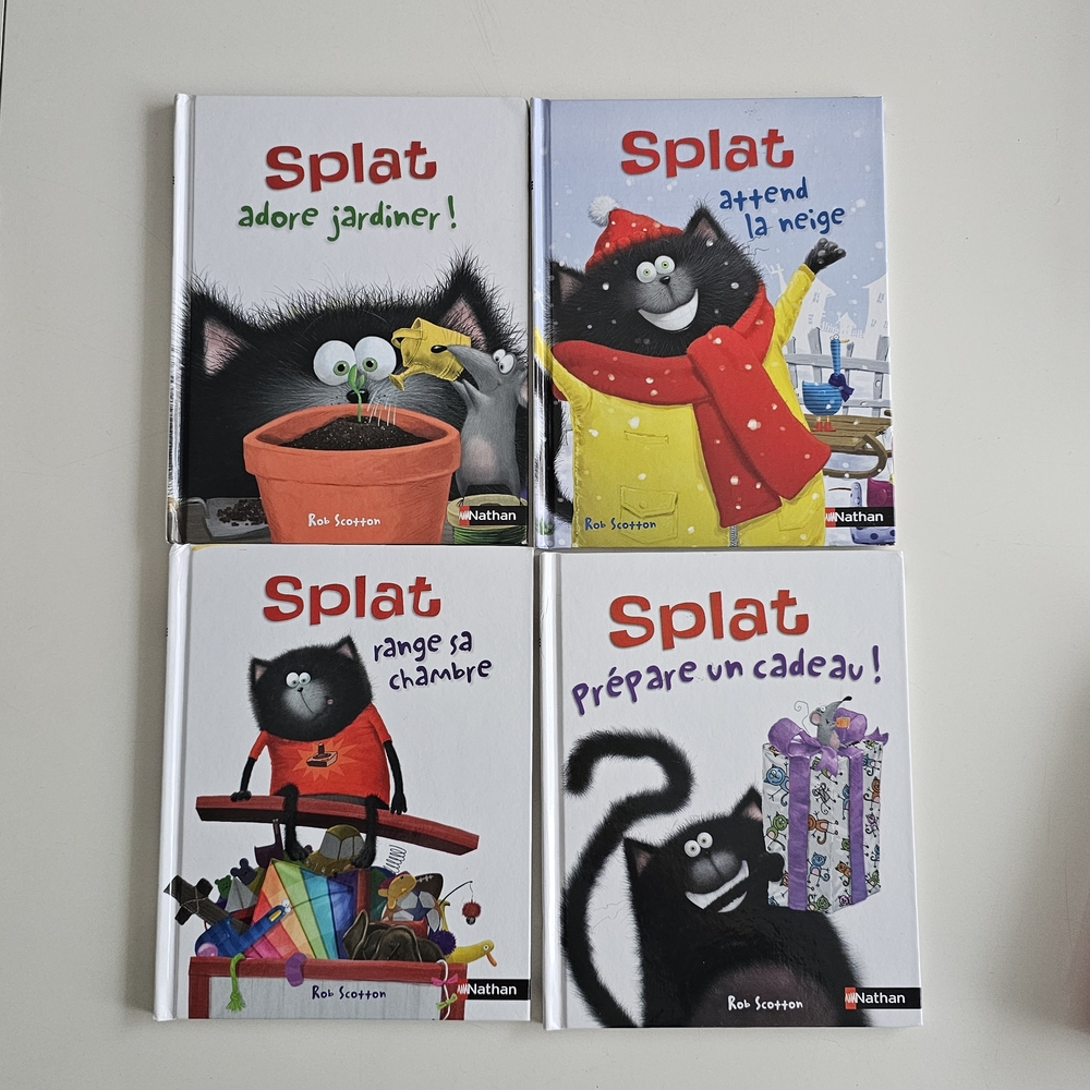 Splat the Cat Kid's Book Set in French